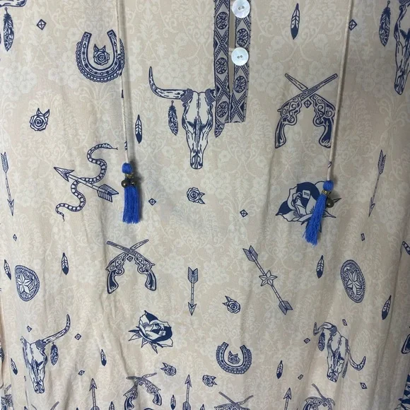 Spell coyote backless shift dress